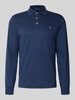 Polo Ralph Lauren Slim fit poloshirt in logostitching Donkerblauw