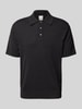 CK Calvin Klein Regular Fit Poloshirt mit Logo-Stitching Modell 'SUPIMA' Black