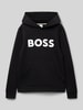 Boss Hoodie mit Kapuze Black