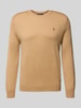 Polo Ralph Lauren Gebreide pullover van merinowol Camel