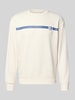 Tom Tailor Denim Regular fit sweatshirt van katoenmix Offwhite
