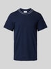 Lacoste T-Shirt mit Label-Stitching Blau