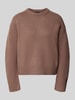 MANGO Strickpullover aus Woll-Mix Modell 'GRISUC' Taupe
