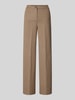 Weekend Max Mara Straight Fit Stoffhose mit Bügelfalten Modell 'PANETTO' Camel