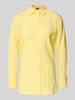 HUGO Relaxed Fit Hemdbluse in Crinkle-Optik Modell 'Elodina' Hellgelb
