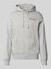 CHAMPION Bluza z kapturem z wyhaftowanym logo Jasnoszary melanż