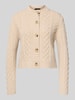 Weekend Max Mara Regular fit gebreid jack van zuivere wol, model 'ABITO' Beige