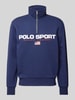 Polo Sport Bluza z kołnierzem Ciemnoniebieski