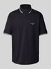 ARMANI EXCHANGE Poloshirt met labelprint Marineblauw