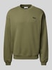 Lacoste Sweatshirt met logopatch Olijfgroen