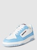 REVIEW Sneakers met labeldetails Lichtblauw