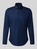 SEIDENSTICKER Slim Fit Business-Hemd mit Kentkragen Marine