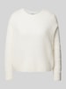 Marella Gebreide pullover met raglanmouwen, model 'NIEVO' Offwhite