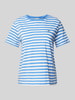 Gant T-Shirt mit Label-Stitching Hellblau