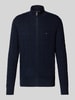 Tommy Hilfiger Regular fit gebreid jack van puur katoen Marineblauw