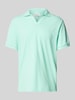 MC2 Saint Barth Regular fit poloshirt met V-hals, model 'CHARLES' Mintgroen