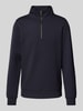 Casual Friday Sweatshirt mit Stehkragen Modell 'Sebastian' Marine