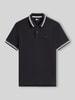 Tommy Jeans Regular Fit Poloshirt aus reiner Baumwolle Black