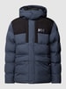 Helly Hansen Gewatteerd jack met labelprint, model 'EXPLORER' Blauw