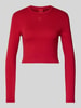 HUGO Regular fit shirt met lange mouwen van katoenmix, model 'DAFILOMENA' Rood