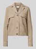 Marc O'Polo Regular Fit Caban-Jacke aus Baumwoll-Leinen-Mix Beige