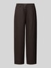 Raphaela By Brax Barrel Fit Hose mit Viskose-Anteil Modell 'Peggy O' Dunkelbraun