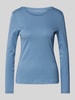 Christian Berg Woman Longsleeve mit Rundhalsausschnitt Rauchblau