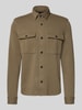 MCNEAL Hemdjacke mit Druckknopfleiste Oliv