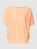Drykorn Oversized T-shirt in gebreide look, model 'SOMELI' Apricot
