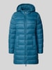 Christian Berg Woman Selection Gewatteerde jas met capuchon Petrol