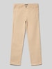 Blue Seven Regular Fit Chino mit Gürtelschlaufen Camel