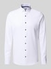 OLYMP Level Five Slim fit zakelijk overhemd met kentkraag Wit
