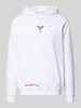 CARLO COLUCCI Hoodie mit Kapuze Weiss
