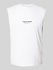 Jack & Jones Tanktop mit Label-Print Modell 'VESTERBRO' Weiss