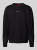 HUGO Sweatshirt mit Label-Print Modell 'Dautumnas' Black