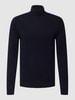 Christian Berg Men Kaschmirpullover mit Rollkragen Schokobraun