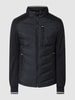 Tom Tailor Jacke mit Kontrasteinsätzen Schwarz