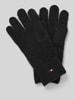 Tommy Hilfiger Handschuhe mit Woll-Anteil Black