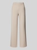 Raffaello Rossi Wide Leg Stoffhose mit Strukturmuster Modell 'PALINA' Beige