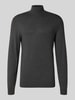 MCNEAL Rollkragenpullover aus Viskose-Mix Dunkelgrau Melange