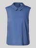 Marc O'Polo Denim Regular Fit Blusentop mit Hemdblusenkragen Rauchblau