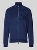 ARMANI EXCHANGE Sweatjack met structuurmotief, model 'FELPA' Marineblauw