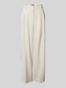 Cambio Wide Leg Stoffhose mit Gesäßtaschen Sand