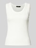 Weekend Max Mara Tanktop in riblook, model 'MULTIC' Wit