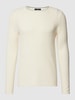 Jack & Jones Premium Strickpullover mit Rundhalsausschnitt Modell 'Carlos' Offwhite