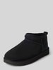 UGG Boots van leer, model 'CLASSIC ULTRA MINI' Zwart