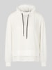 Marc Cain Shirt met lange mouwen met geraffineerde opstaande kraag Offwhite