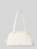 CK Calvin Klein Handtasche mit Label-Applikation Modell 'GLIDE' Offwhite