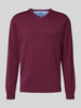 Fynch-Hatton Strickpullover mit Logo-Detail Bordeaux