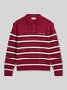 Calvin Klein Jeans Relaxed Fit Sweatshirt aus Baumwoll-Mix Bordeaux